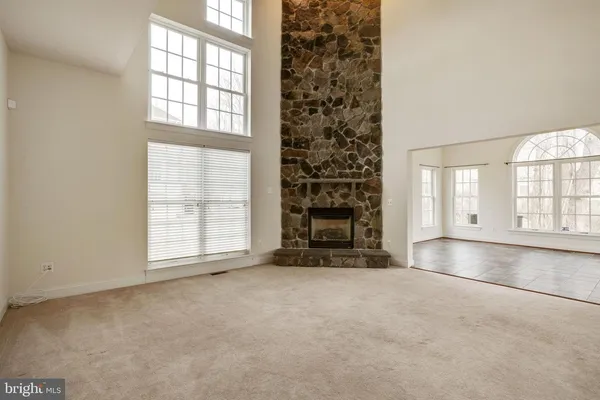a view of a hallway with entryway