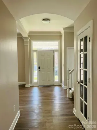 a view of livingroom with hardwood