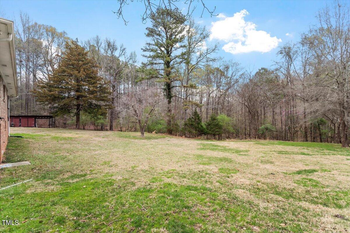 3402 Pat Tilley Road Bahama, NC 27503 - Photo 4 of 32 a view of a field with trees in the background