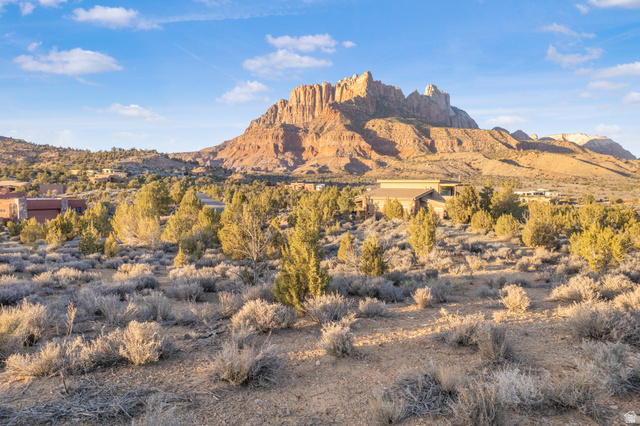 3008 Navajo Way Springdale, UT 84767 - Photo 8 of 16 View of mountain backdrop with a desert landscape