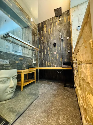 a view of balcony with couch