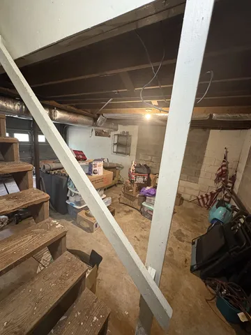 a view of a yard with an outdoor space