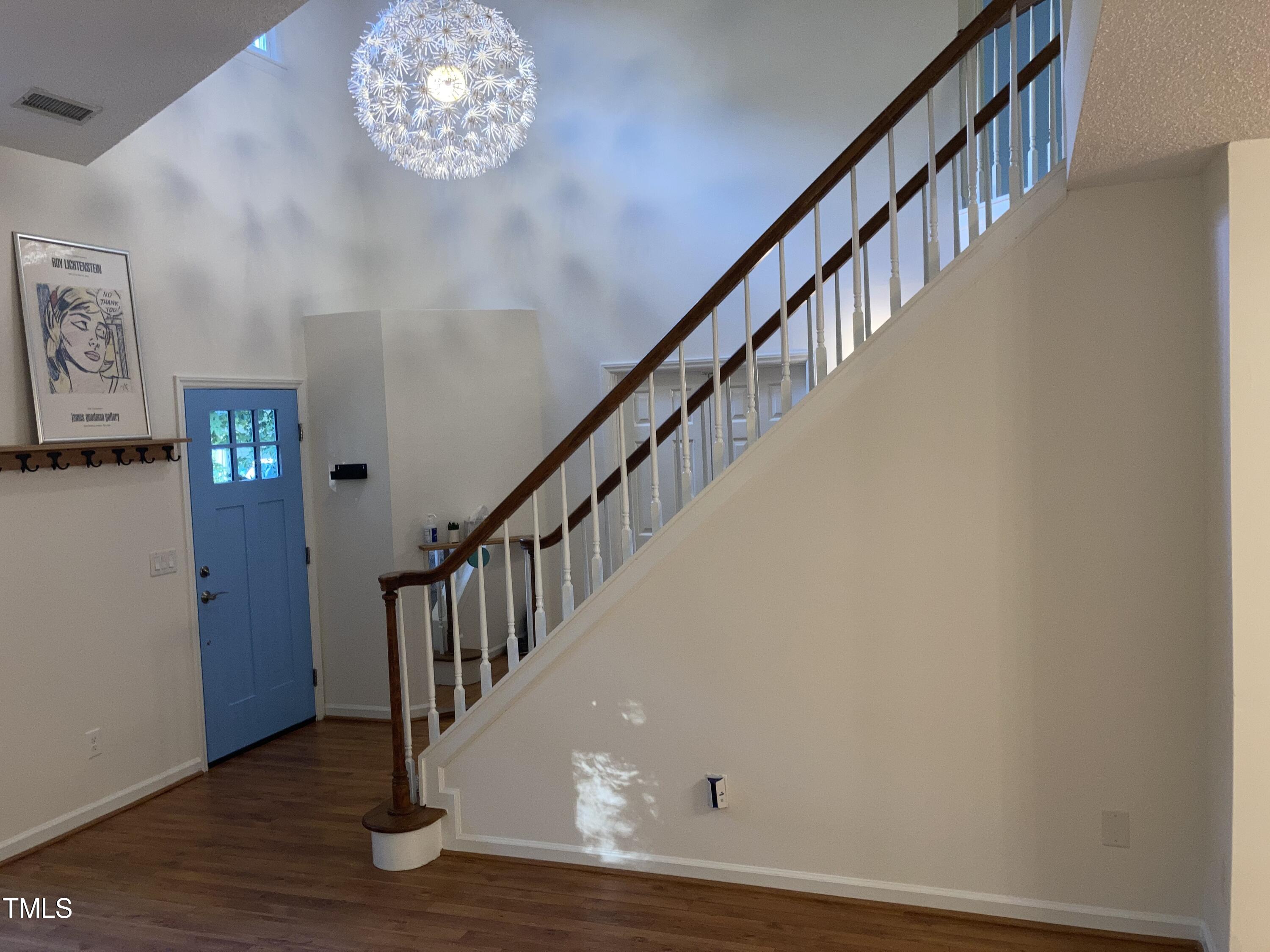 5315 Reams Run Road Durham, NC 27713 - Photo 22 of 49 a view of entryway with wooden floor