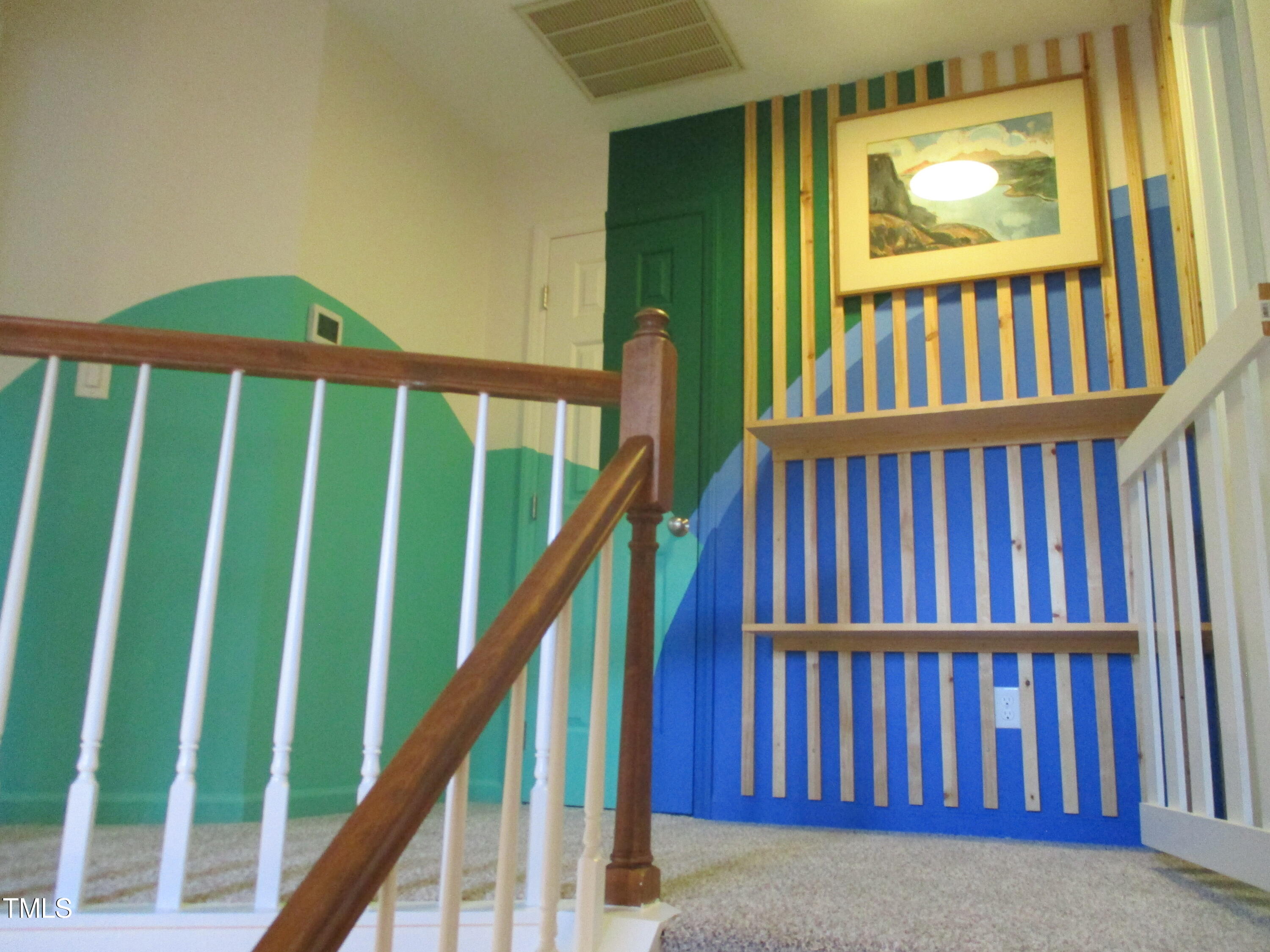 5315 Reams Run Road Durham, NC 27713 - Photo 23 of 49 a view of staircase with checkered floor and small window