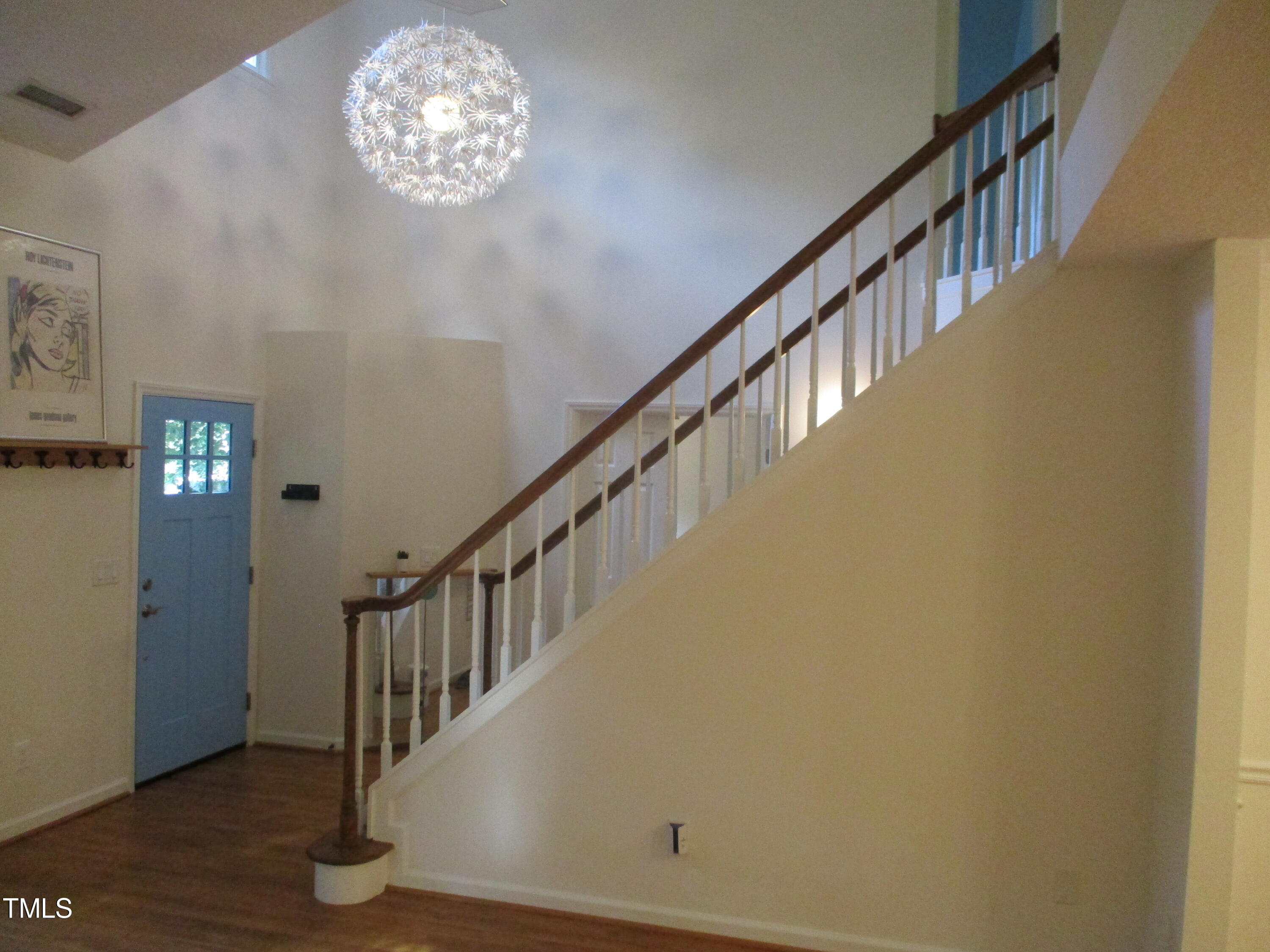 5315 Reams Run Road Durham, NC 27713 - Photo 7 of 49 a view of entryway with wooden floor