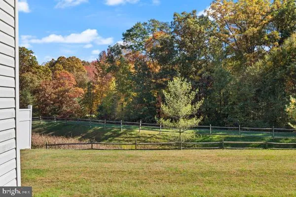 a view of a swimming pool with a yard
