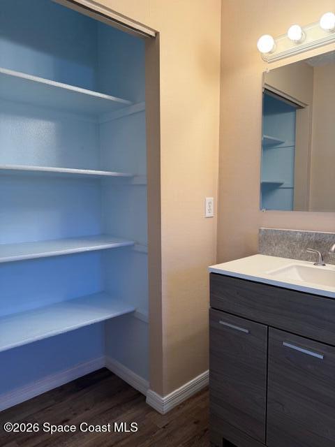 1201 Northeast Tropicana Road Palm Bay, FL 32905 - Photo 20 of 23 a room with a sink and cabinets