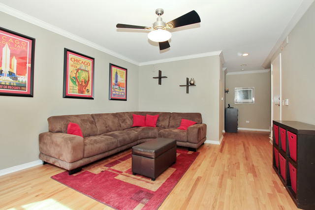 1638 South Indiana Avenue, Unit 4 Chicago, IL 60616 - Photo 8 of 14 a living room with furniture and a couch