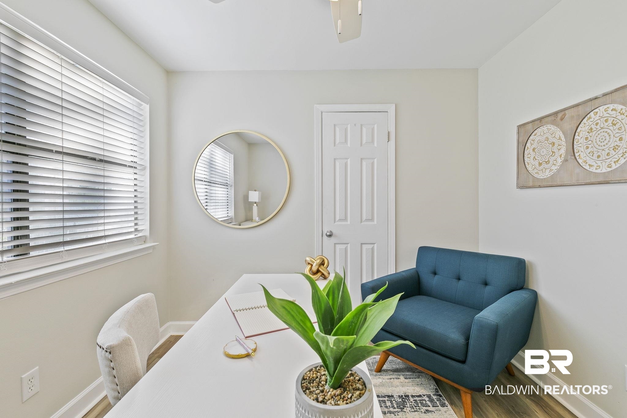 110 5th Street, Unit C103 Daphne, AL 36526 - Photo 27 of 46 Interior space with hardwood / wood-style floors and ceiling fan