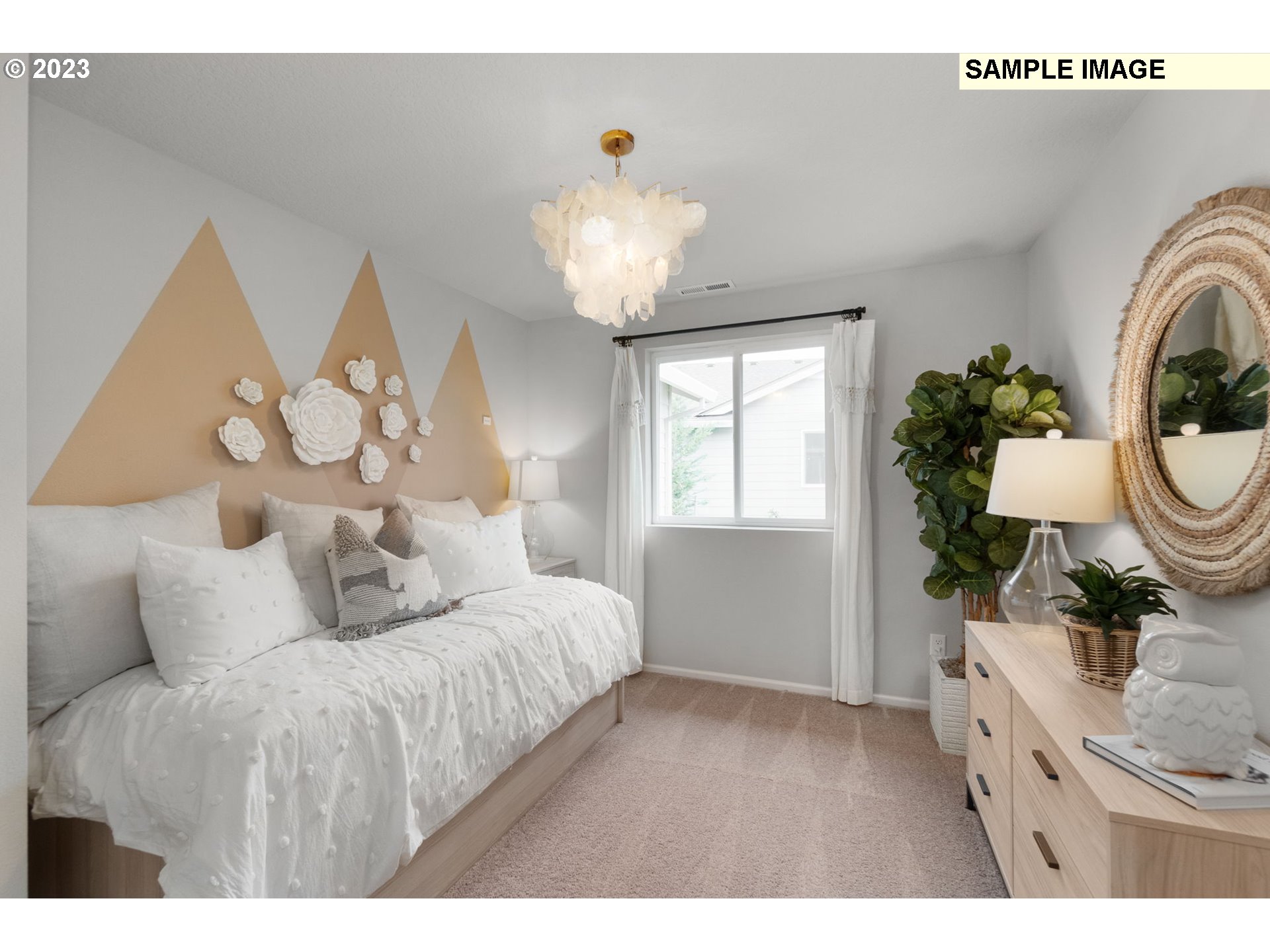 1058 Clemson Street Gervais, OR 97026 - Photo 7 of 20 a bedroom with a bed and wooden floor