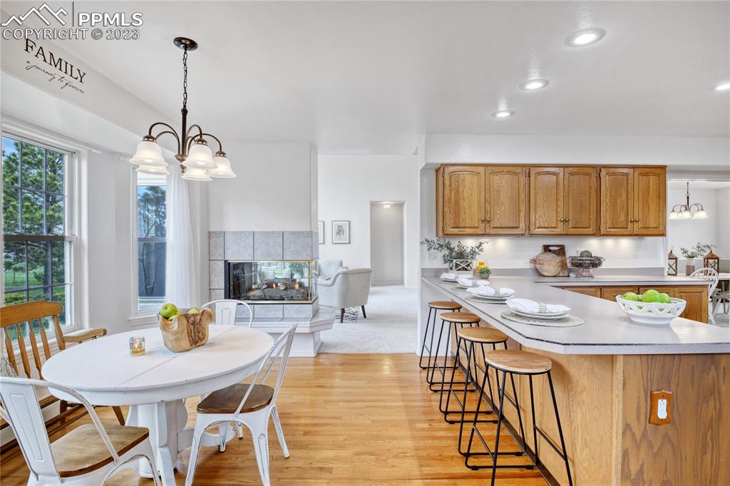 12595 Mc Cune Road Black Forest, CO 80106 - Photo 7 of 44 Very large kitchen with breakfast nook.