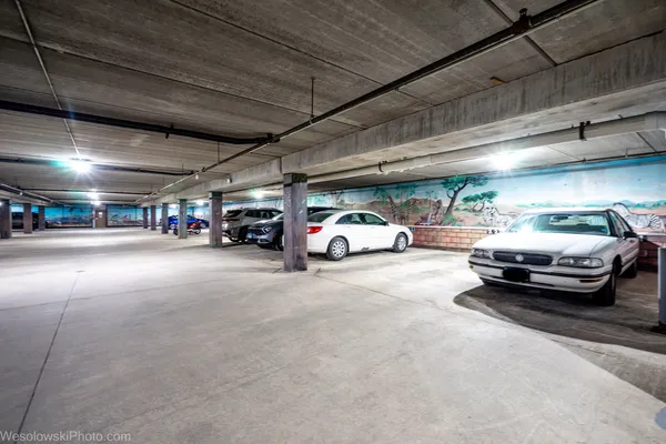 a view of parking