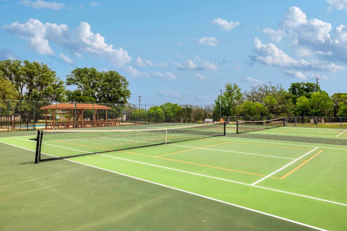 336 Coventry Road Spicewood, TX 78669 - Photo 31 of 32 a view of tennis court