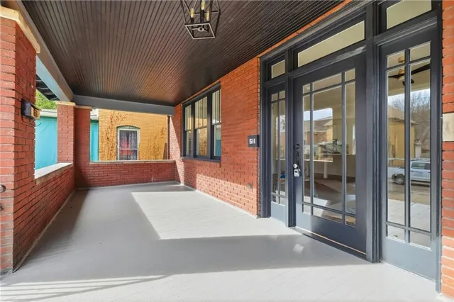 a view of an entryway