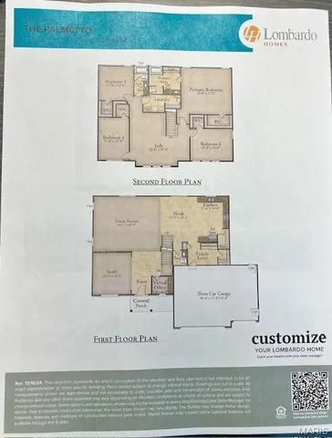 $492,600 | New Build New Build Palmetto G At Sutton Farms, Wentzville, MO 63385