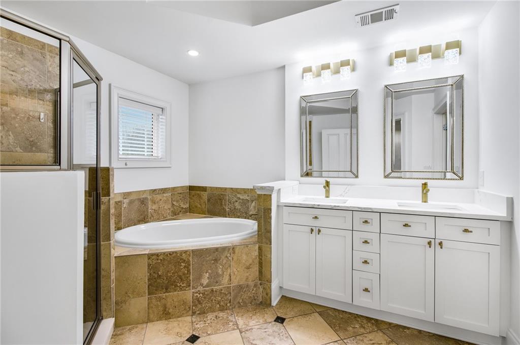 13 High Top Road Sandy Springs, GA 30328 - Photo 20 of 34 a bathroom with a sink and a mirror