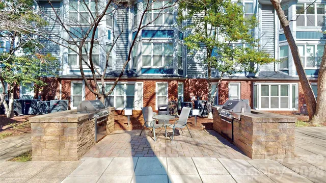 a view of outdoor space with seating area