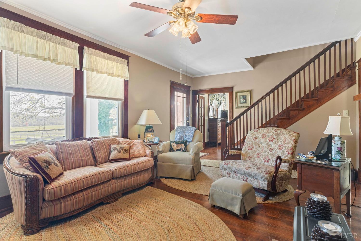 1876 Dickie Road Roseland, VA 22967 - Photo 14 of 75 a living room with furniture and a large window