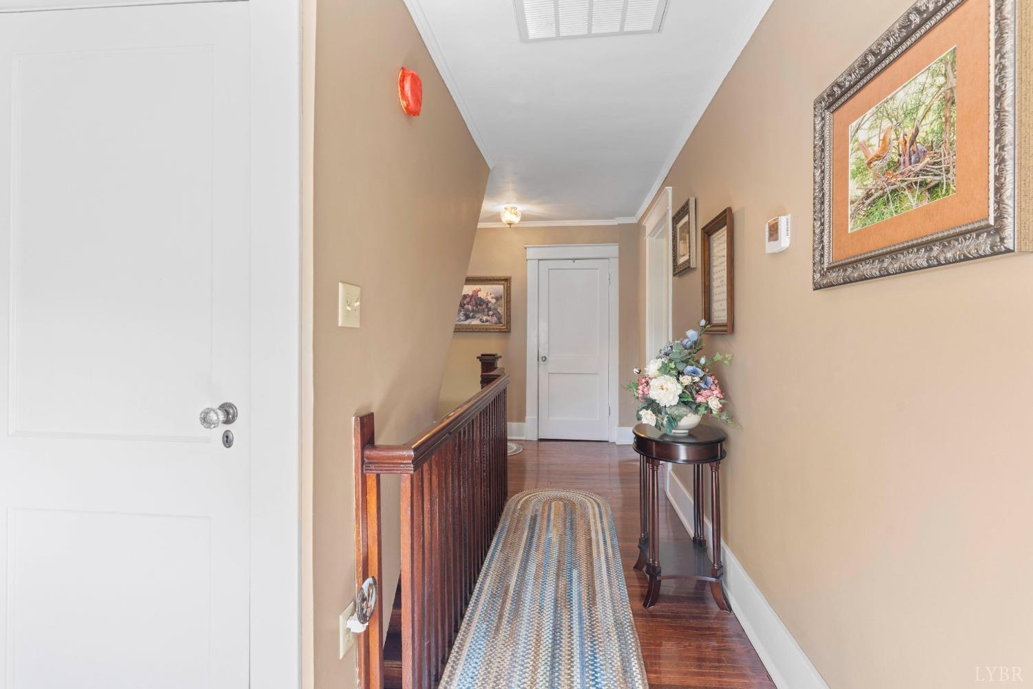 1876 Dickie Road Roseland, VA 22967 - Photo 31 of 75 a view of a hallway and a livingroom with furniture