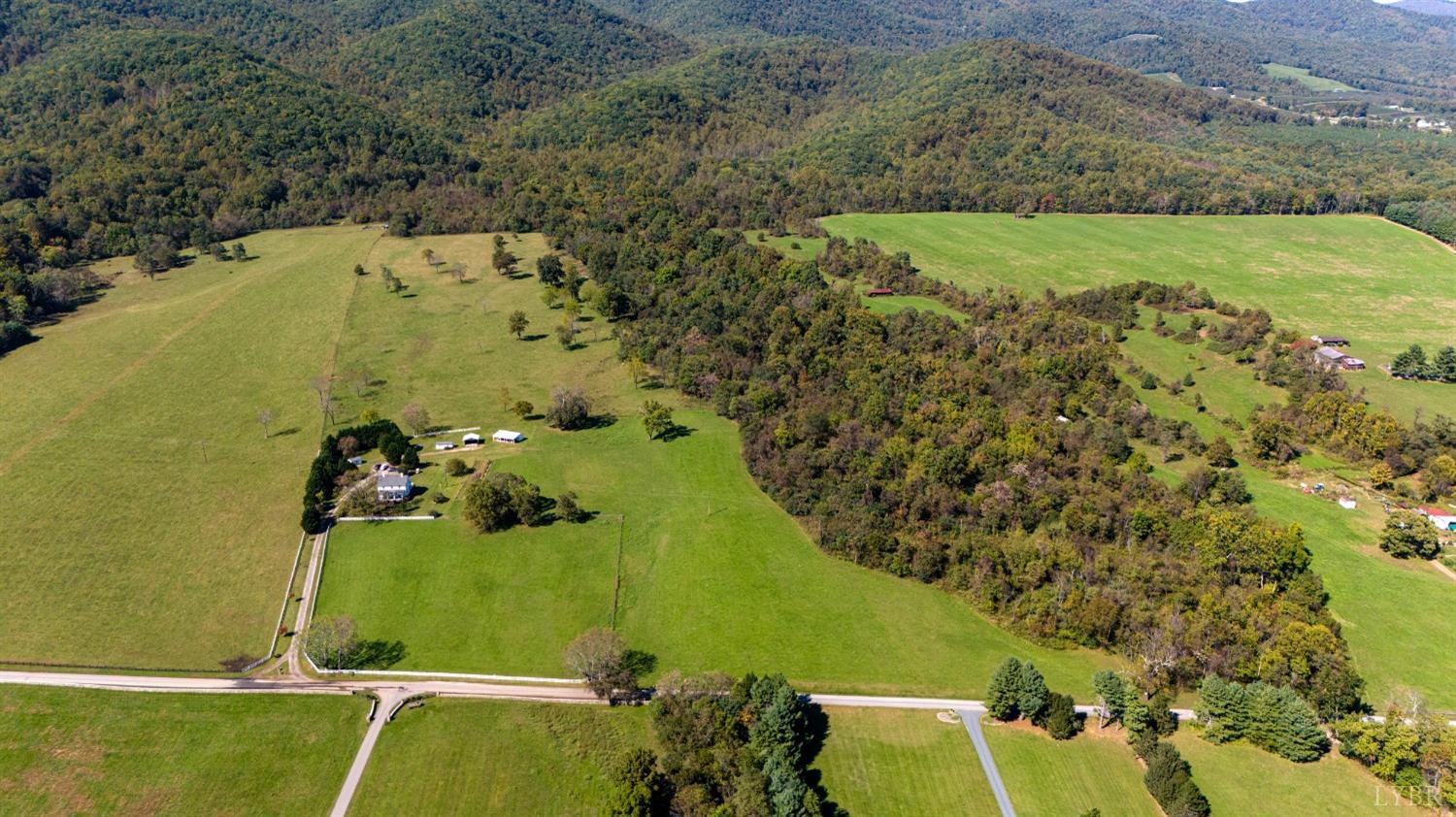 1876 Dickie Road Roseland, VA 22967 - Photo 55 of 75 an aerial view of a residential houses with outdoor space