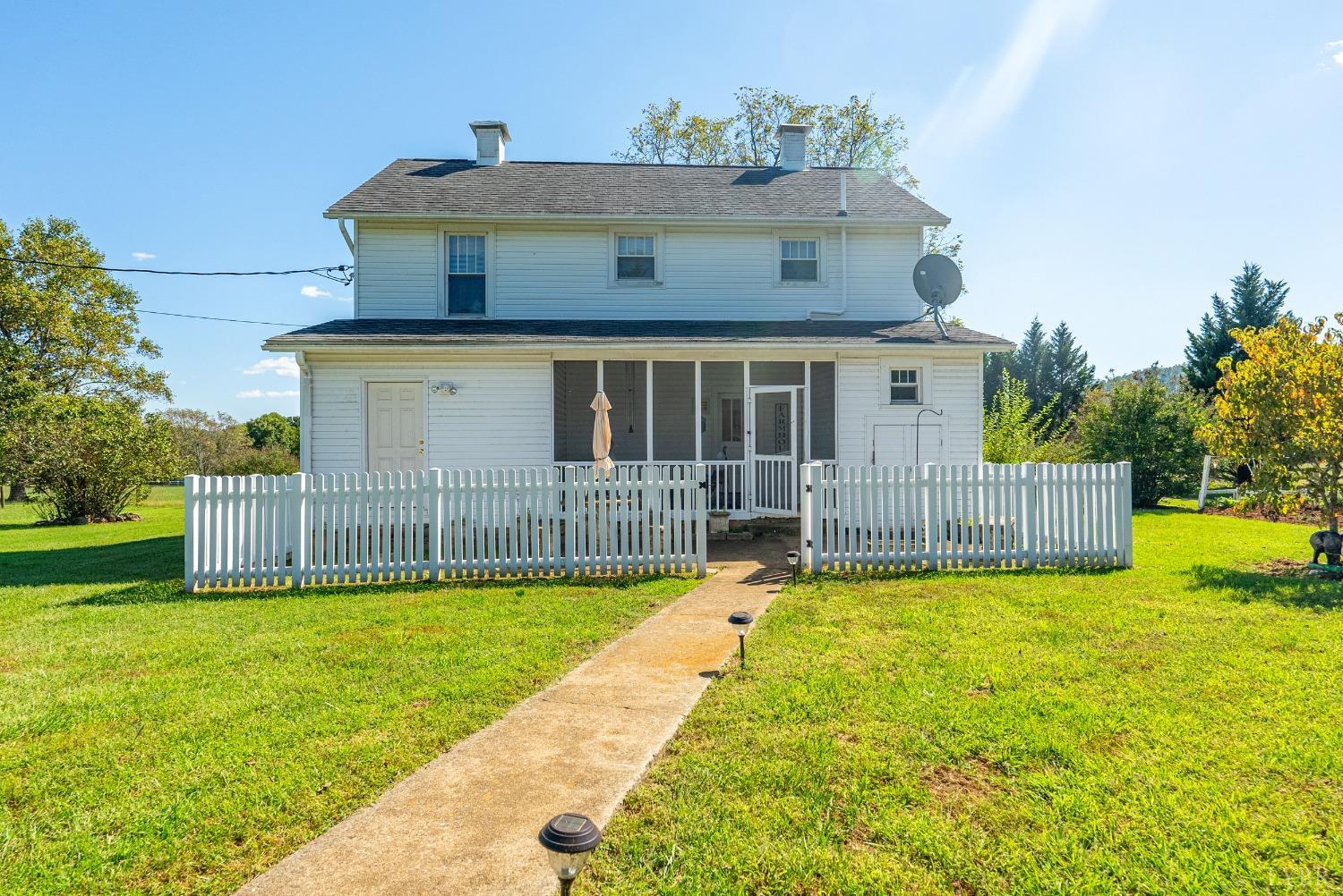 1876 Dickie Road Roseland, VA 22967 - Photo 71 of 75 a view of a house with a yard and a porch