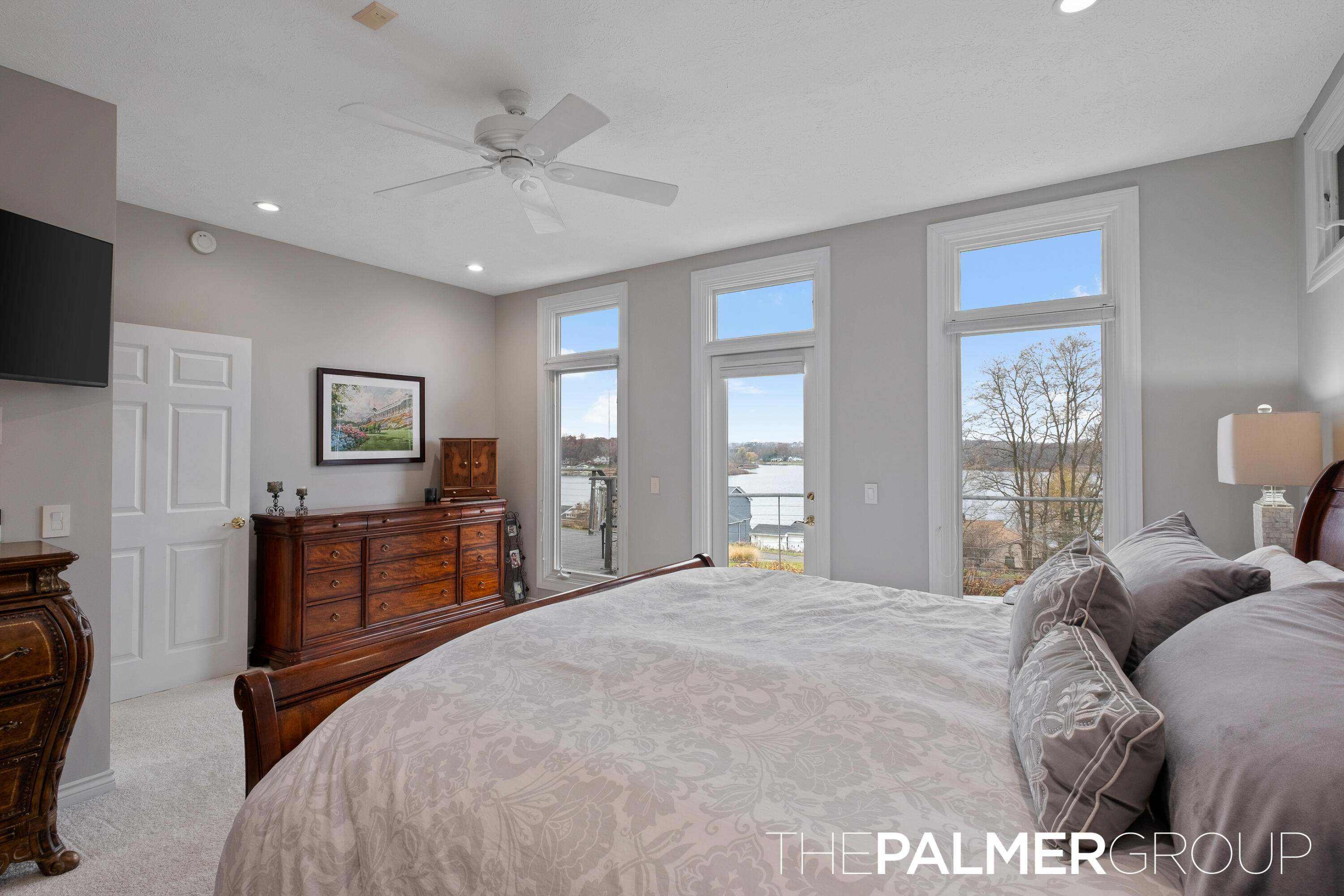 11864 5 Mile Road Northeast Lowell, MI 49331 - Photo 24 of 59 Primary Bedroom with a View