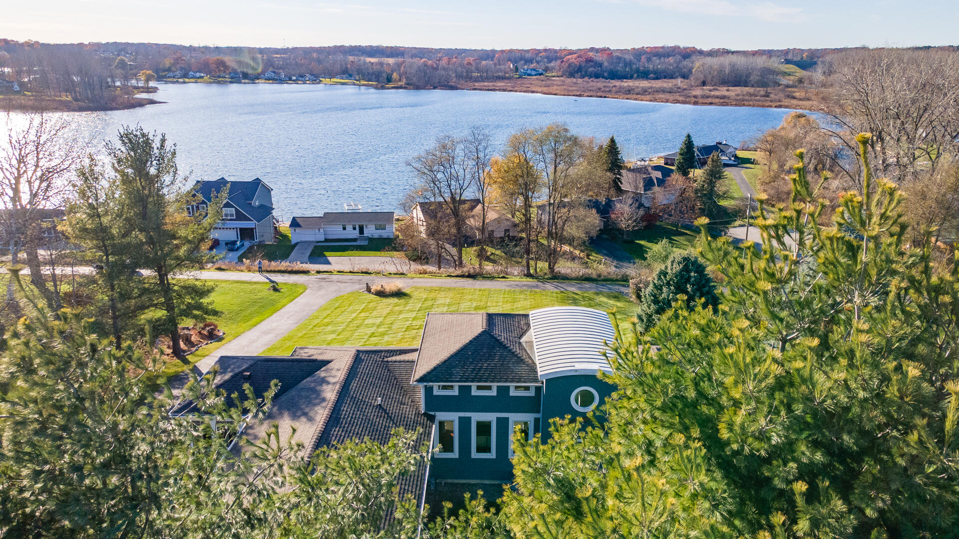 11864 5 Mile Road Northeast Lowell, MI 49331 - Photo 3 of 59 Extraordinary Lake views