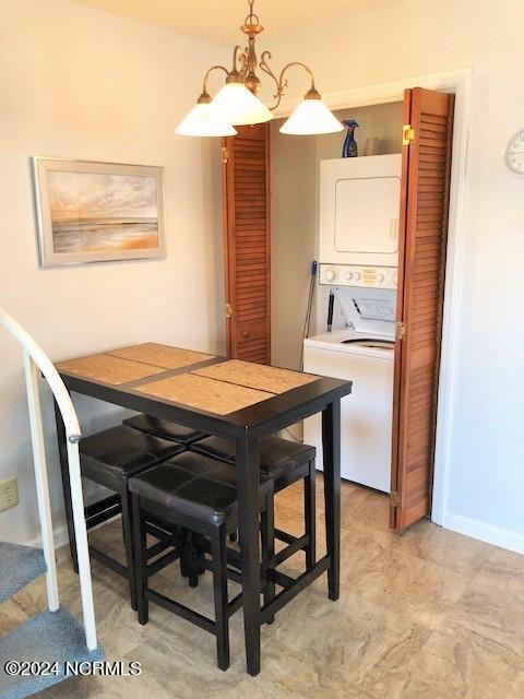 9201 Coast Guard Road, Unit I 201 Emerald Isle, NC 28594 - Photo 13 of 20 dining and laundry