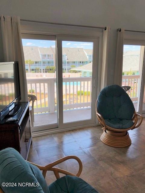 9201 Coast Guard Road, Unit I 201 Emerald Isle, NC 28594 - Photo 8 of 20 pool view from living area