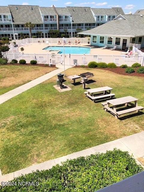9201 Coast Guard Road, Unit I 201 Emerald Isle, NC 28594 - Photo 9 of 20 pool from unit balcony