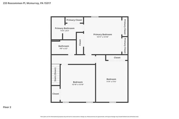 $329,900 | 233 Roscommon Place, Canonsburg, PA 15317