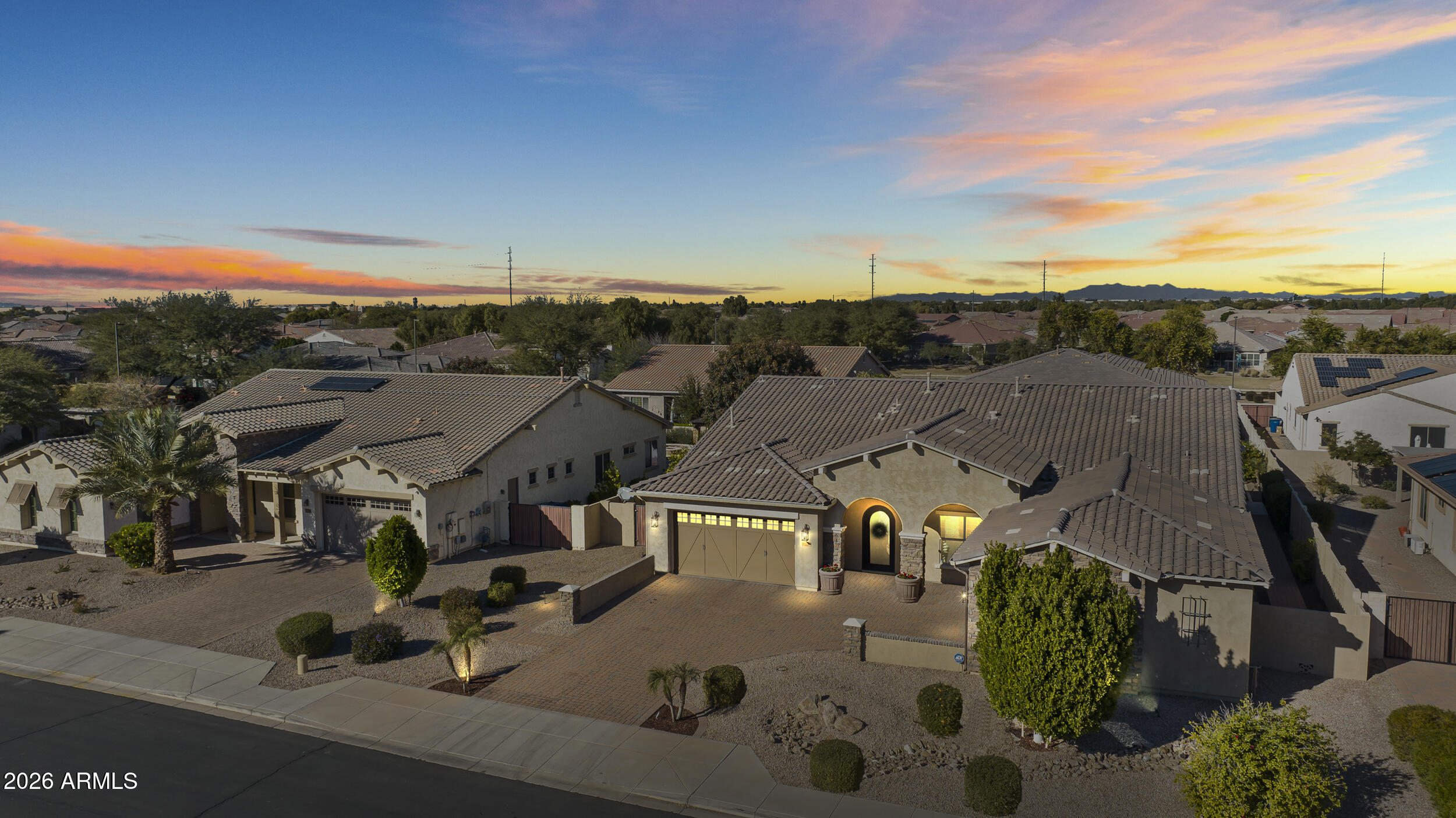 3580 East Azalea Drive Chandler, AZ 85286 - Photo 101 of 129 Drone Exterior/Virtual Twilight