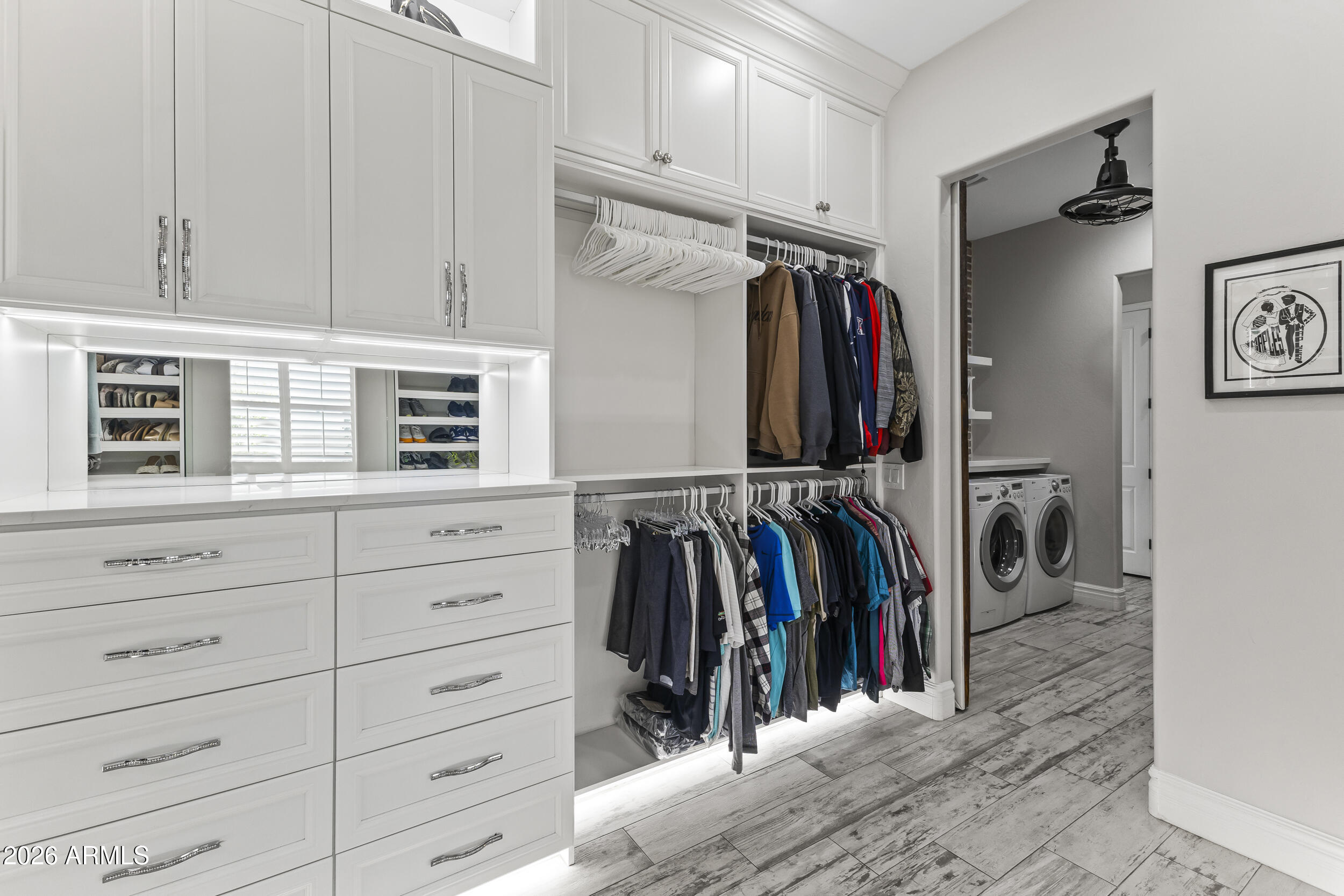 3580 East Azalea Drive Chandler, AZ 85286 - Photo 68 of 129 Primary Closet/Laundry Room