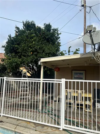 a view of a balcony
