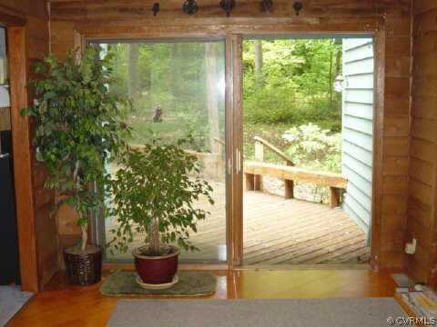 3914 Timber Ridge Road Midlothian, VA 23112 - Photo 6 of 10 a view of a balcony with lake view and a potted plant