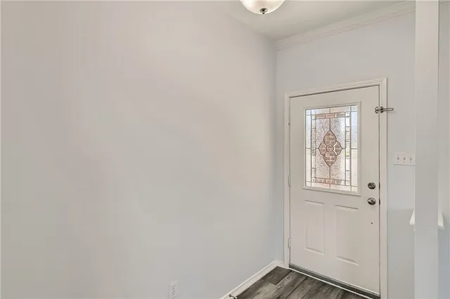 a view of an empty room