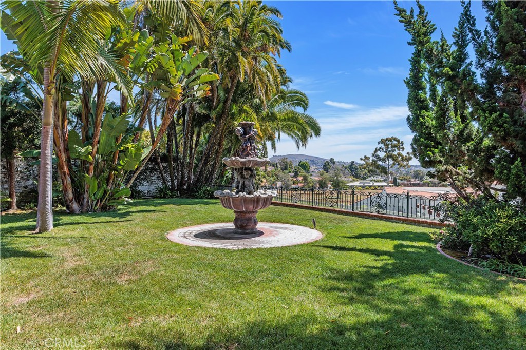 2086 Playa Road Carlsbad, CA 92009 - Photo 8 of 44 Fountain View From the Primary Suite. Plenty of Room to Add a Pool in This Part of the Yard.