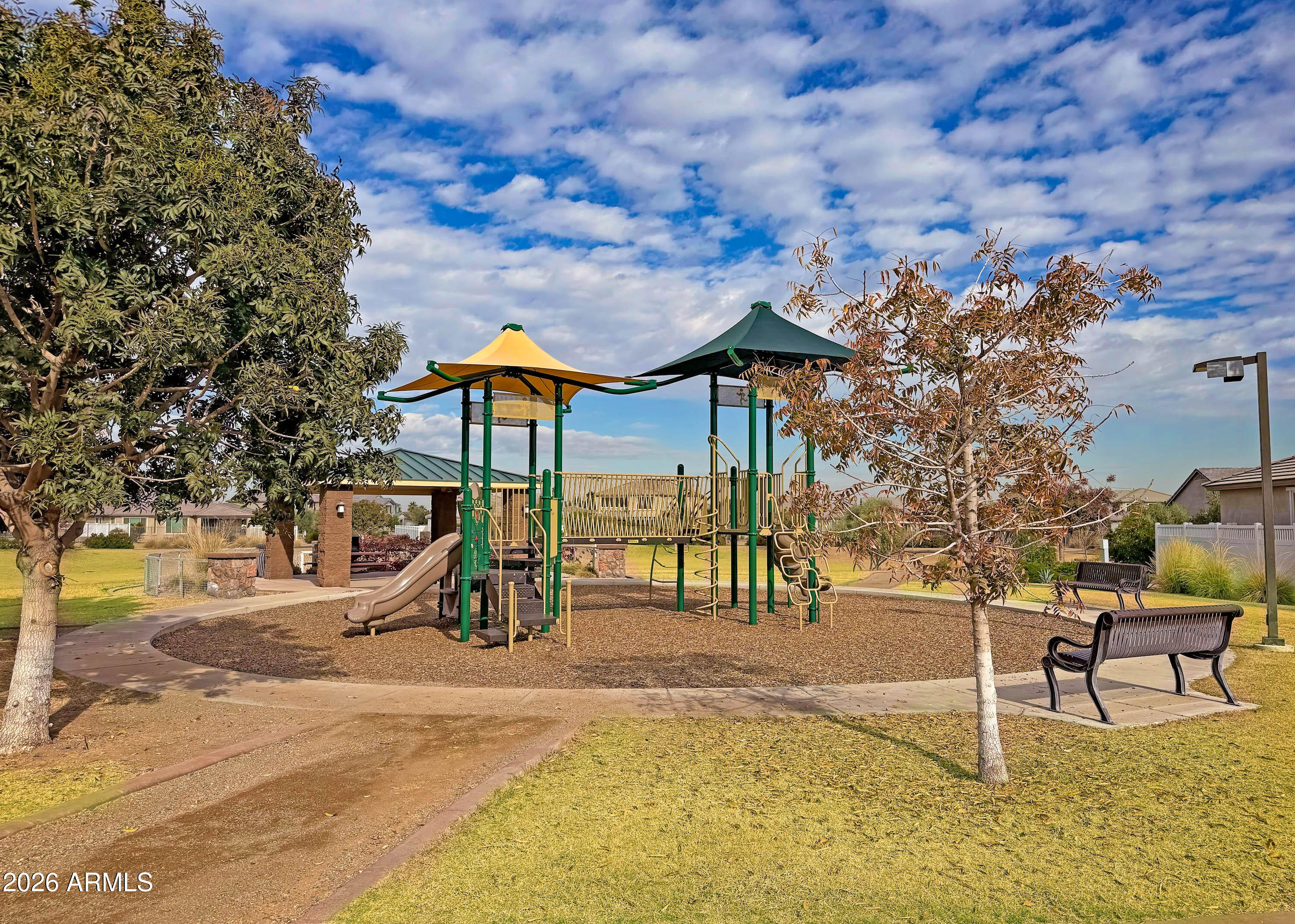 2523 East Nancy Lane Phoenix, AZ 85042 - Photo 42 of 48 a view of a park with swings and slides