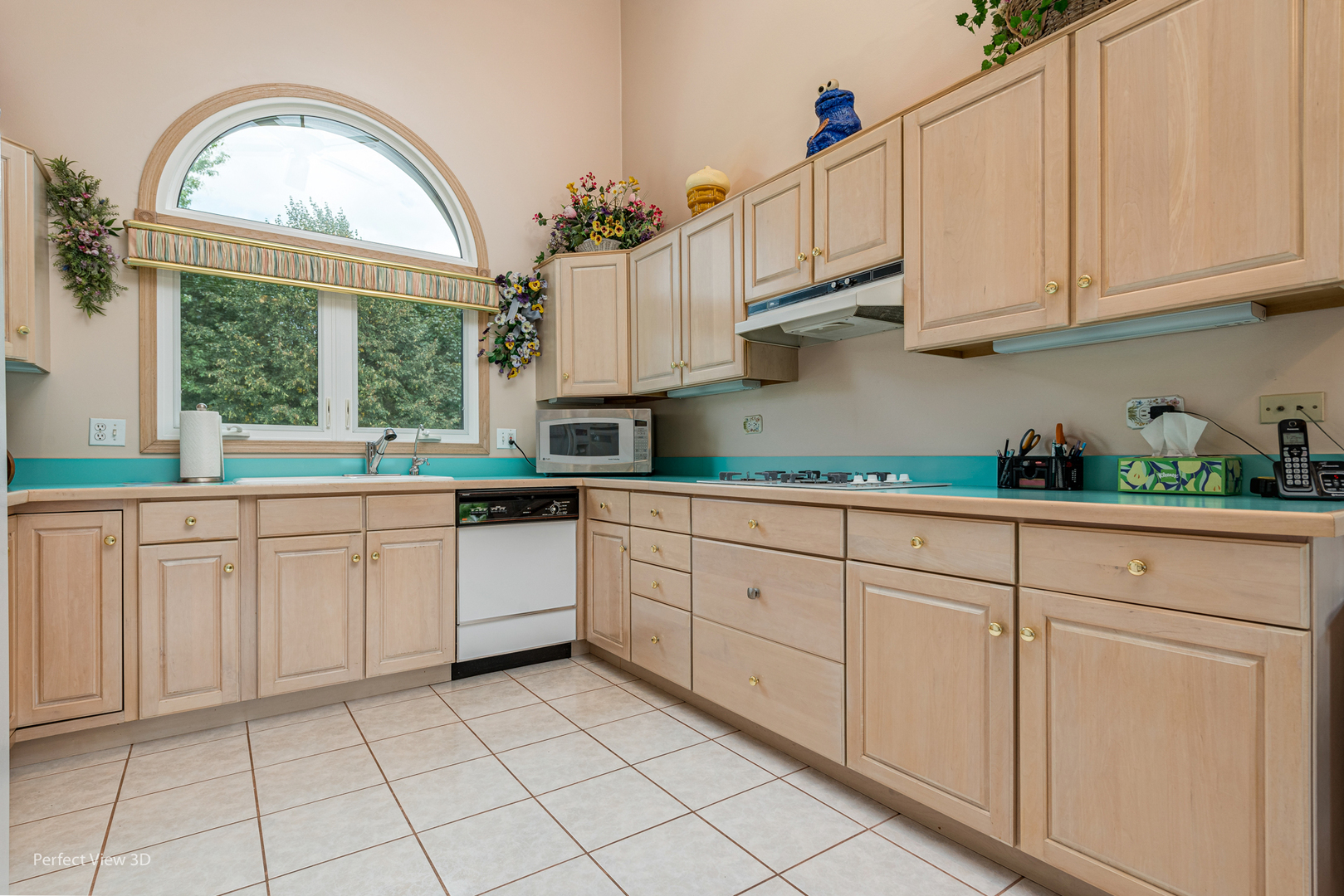 915 Harmoni Lane New Lenox, IL 60451 - Photo 12 of 38 a kitchen with white cabinets a window and a sink