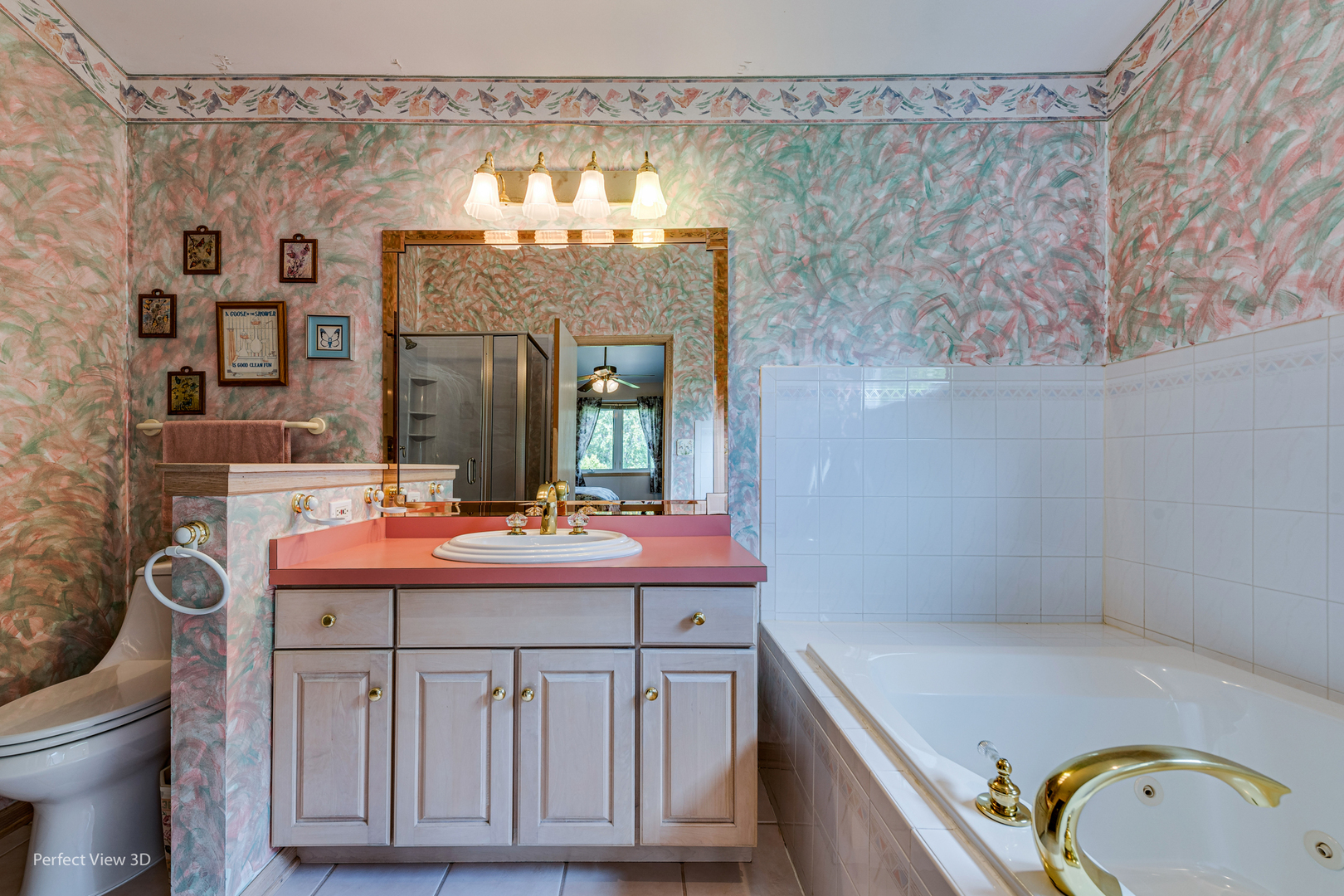 915 Harmoni Lane New Lenox, IL 60451 - Photo 30 of 38 a bathroom with a sink a toilet and shower