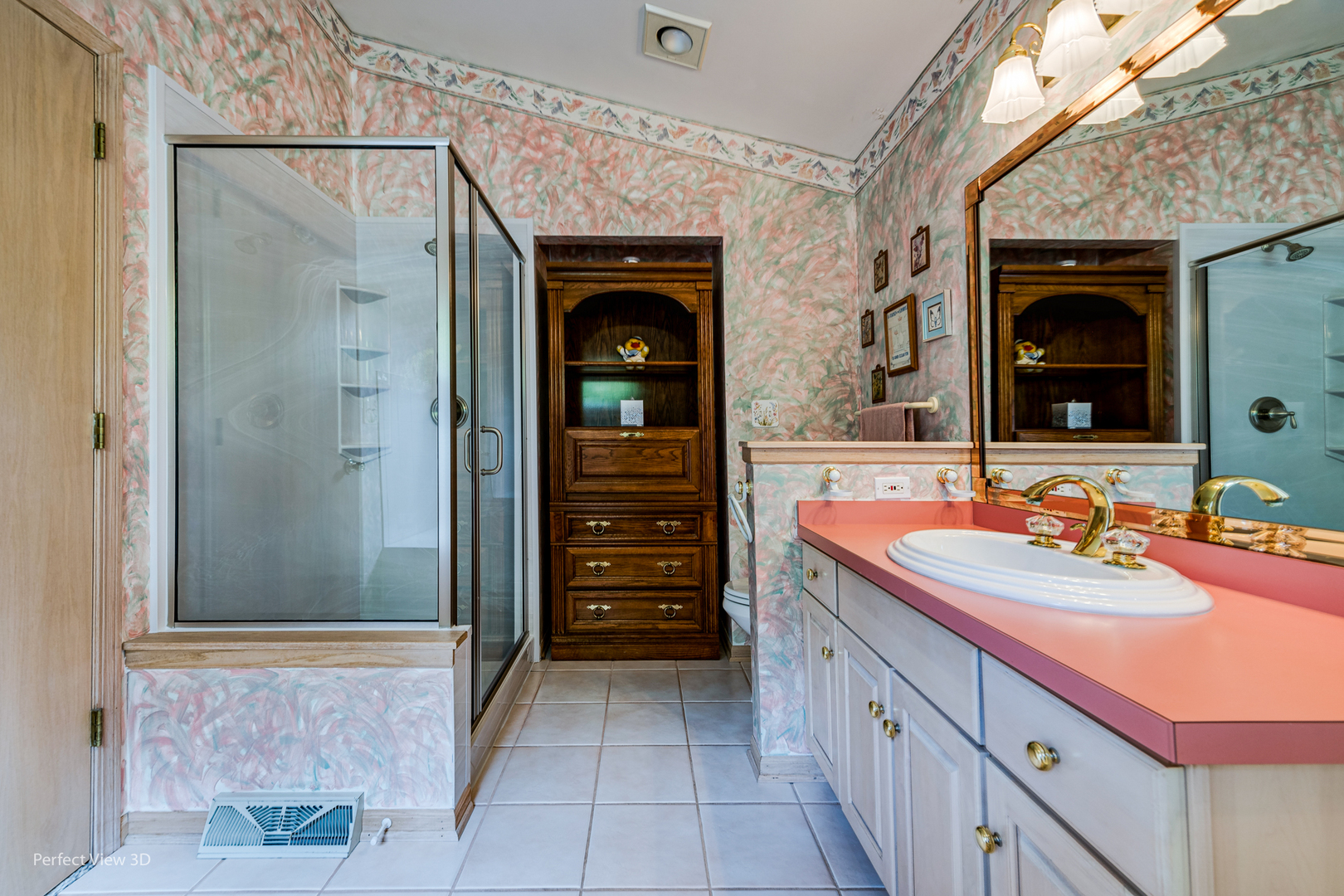 915 Harmoni Lane New Lenox, IL 60451 - Photo 31 of 38 a bathroom with a sink a toilet and shower