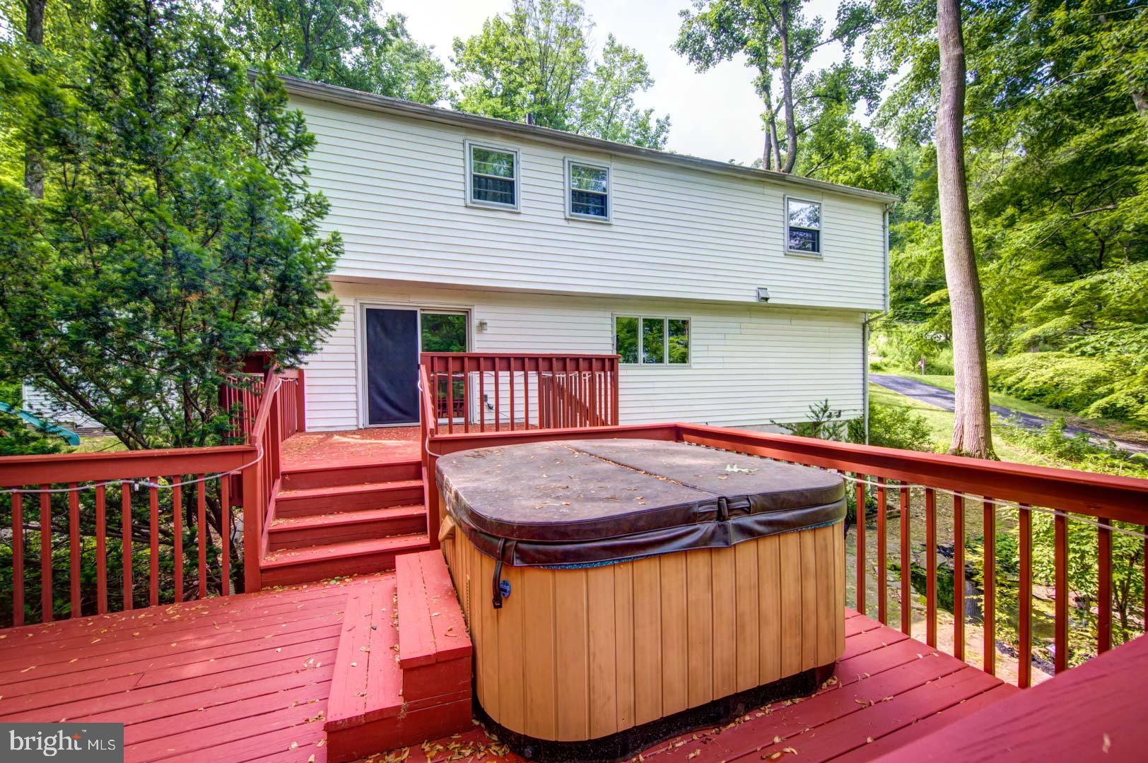 467 Howellville Road Berwyn, PA 19312 - Photo 54 of 58 Rear Deck Hot Tub
