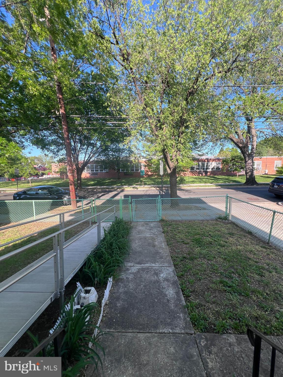 3512 18th Street Northeast Washington, DC 20018 - Photo 3 of 6 View from front door towards Elementary School