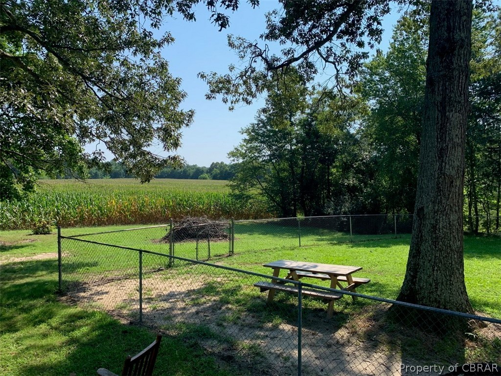 624 Butylo Road Laneview, VA 22504 - Photo 5 of 21 Fenced back yard opens to beautiful open, field views.