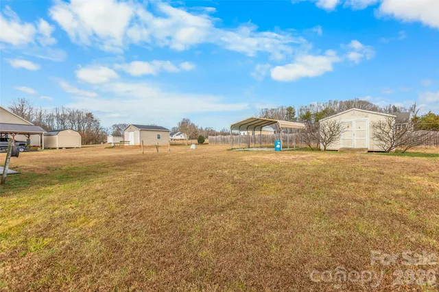 a view of patio and fire pit