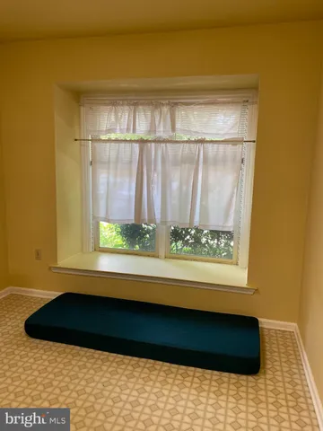 a view of wooden balcony