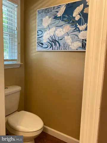 a view of a wooden deck