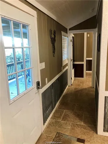 a view of front door