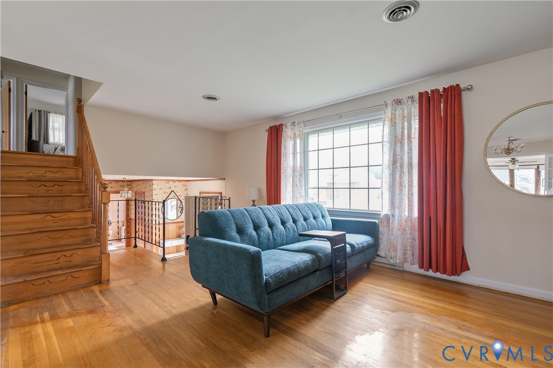 908 Yorkshire Road Colonial Heights, VA 23834 - Photo 10 of 34 Bright formal living room looking back towards sta