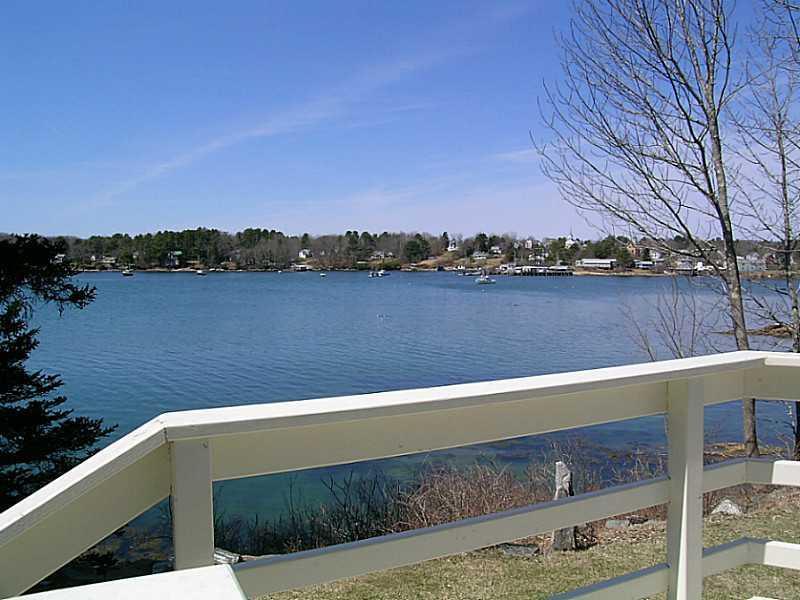 88 Northern Point Road Round Pond, ME 04564 - Photo 15 of 17 Exterior Front. Harbor view from deck